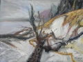 Am Darßer Weststrand II, 2009, Öl auf Leinwand, 60x80 cm