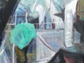 Auf der Rickmer Rickmers, 2003, Öl auf Leinwand, 70x60 cm