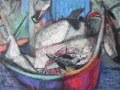 Fischerkahn vom Mittelmeer, 2010, Öl auf Leinwand, 45x60 cm