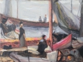 Hafen Althagen I, 2013, Öl auf Leinwand, 45x60 cm
